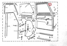 LAND ROVER 209093R - PUERTA DELANTERA LADO IZQUIERDO RESTAURADA