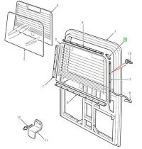 LAND ROVER 333035 - PROFIL DE RÉTENTION DE LA VITRE ARRIÈRE