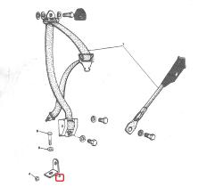 LAND ROVER 205451 - SOPORTE CINTURON SEGURIDAD