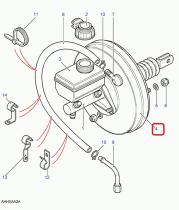 LAND ROVER STC442 - CONJUNTO DEL SERVO-FRENOS, SIN ABS