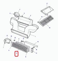 LAND ROVER 390607 - CONJUNTO REJILLA-DELANTERA