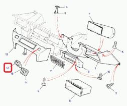 LAND ROVER PRC6700 - CONJUNTO LÁMPARA-AVISO