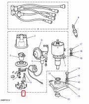 LAND ROVER ETC5835 - DISTRIBUIDOR-ENCENDIDO, 2.5L 4 CIL. GASOLINA ROJO