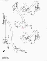 SUZUKI 84905-62J00-P4Z - CINTURON TRAS/IZ.