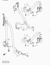 SUZUKI 84904-62J00-P4Z - CINTURON SEGURIDAD TRASERO DERECHO