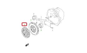 SUZUKI 22400-78R00-000 - DISCO DE EMBRAGUE