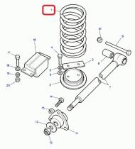 LAND ROVER NRC2119 - MUELLE SUSPENSION TRASERO LADO DERECHO