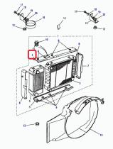 LAND ROVER BTP2414 - ARMADURA-RADIADOR,