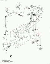 SUZUKI 18171-67J00-000 - TUBO,DRENAJE ACEITE
