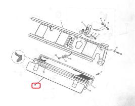 LAND ROVER 345846 - CLAPETA VENTANILLA LADO IZQUIERDO