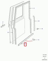 LAND ROVER ALR6250 - RETEN UMBRAL PUERTA DELANTERA