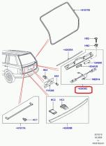 LAND ROVER CXB000123LPO - MOLDURA, CONJUNTO INCLUYE LUZ DE PLACA MATRÍCULA