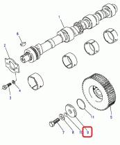 LAND ROVER ERC8847 - PLACA DE RETENCION
