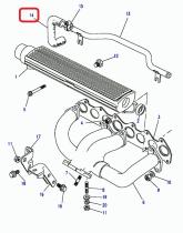 LAND ROVER ERR372 - TUBO FLEXIBLE A CALEFACTOR-TUBO
