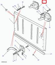 LAND ROVER FQR100590 - CERRADURA-PORTÓN TRASERO, CON SEGURIDAD ANTI-APERTURA