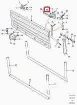 LAND ROVER FQR710010 - PLACA DE SUJECIÓN-PERFIL DE GOMA