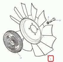 LAND ROVER ETC1275 - VENTILADOR