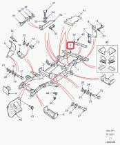 LAND ROVER KVB000290 - CONJUNTO TRAVESAÑO-CHASIS
