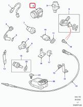 LAND ROVER MHK100800 - CONJUNTO SENSOR-FLUIDÓMETRO-INYECCIÓN MULTIPUNTO