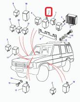 LAND ROVER PRC8878 - RELE INTERMITENCIA