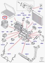 LAND ROVER JGC500050 - VENTILADOR, LHD