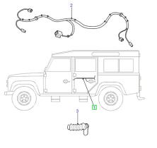 LAND ROVER LR016439 - CABLEADO PUERTA TRASERA CIERRE CENTRALIZADO