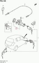 SUZUKI 37101-62JB0-000 - CERRADURA,CONTACTO