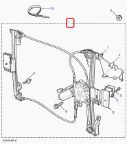 LAND ROVER CVH101150ES - ELEVALUNAS PORTON TRASERO SIN MOTOR