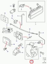 LAND ROVER ALR9786 - CONJUNTO PESTILLO-PORTÓN TRASERO, RH