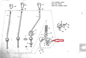 LAND ROVER 232608 -  SOPORTE PALANCA CAMBIO