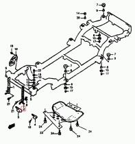SANTANA 71420-86CC0 - SOPORTE RADIADOR L/I